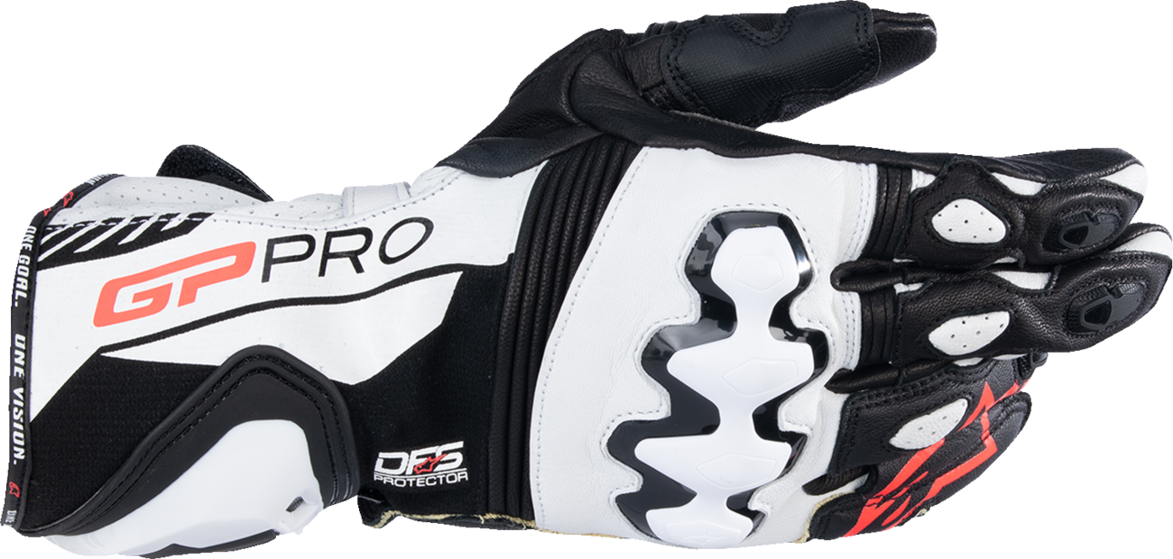 ALPINESTARS GP Pro R4 Gloves - Black/White - Large 3556724-12-L