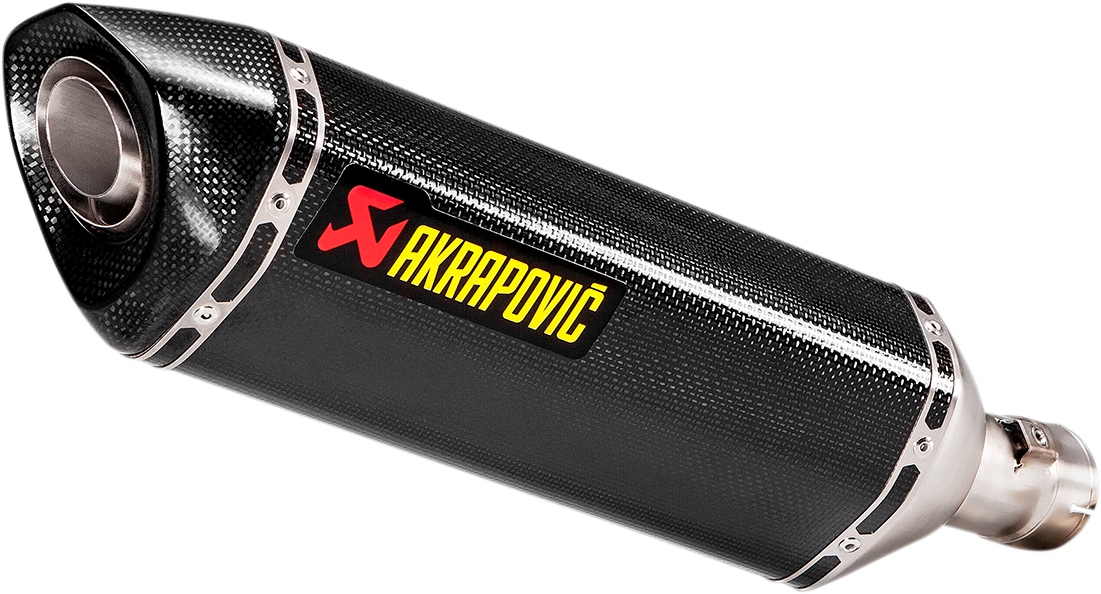 Akrapovic Suzuki GSXR 1000 2017-2024 Slip-On Line Exhaust Muffler in Carbon Fiber S-S10SO12-HRC