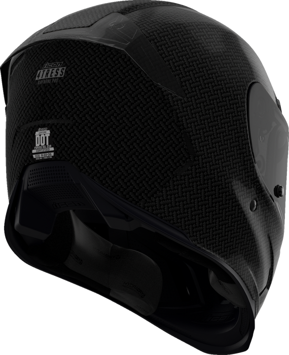 ICON Airframe Pro™ Motorcycle Helmet - Carbon 4Tress - Black - Large 0101-16655