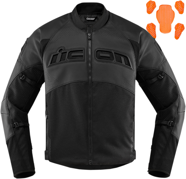 ICON Contra2™ Perf CE Jacket - Stealth - 3XL 2810-3665