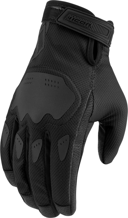 ICON Hooligan™ CE Motorcycle Gloves - Black - 3XL 3301-4359