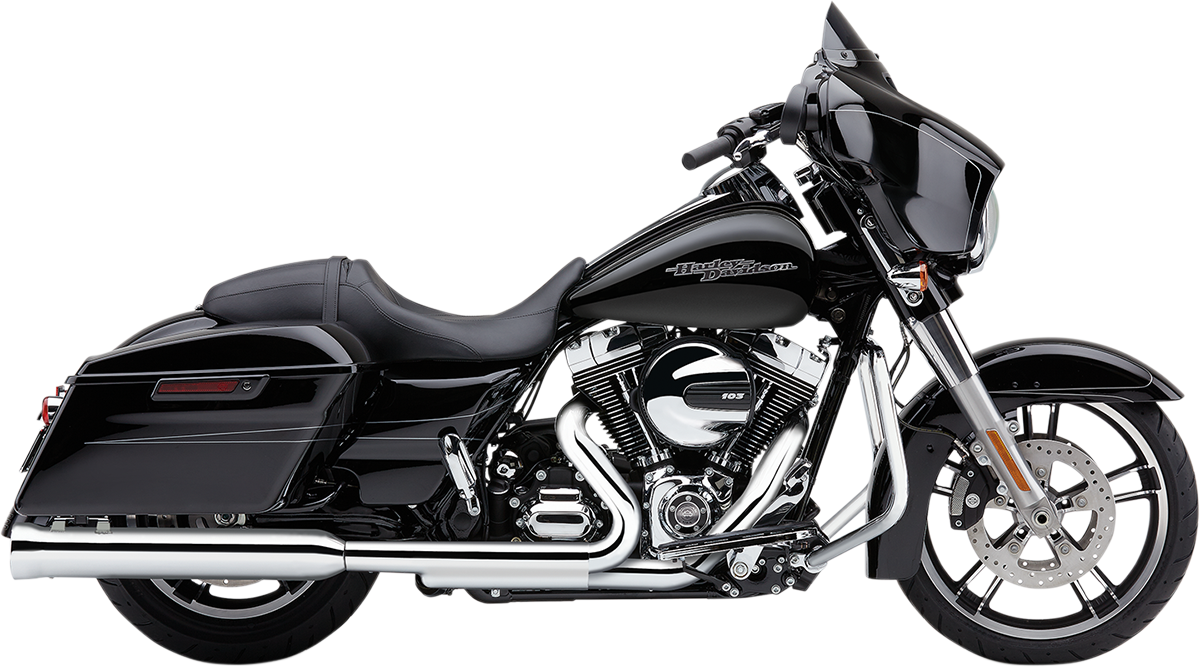 COBRA Neighbor Hater Mufflers for '95-'16 Bagger - Chrome 6107