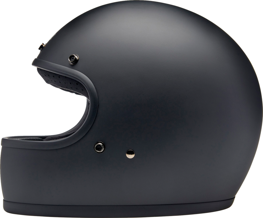 BILTWELL Gringo Motorcycle Helmet - Flat Black - Small 1002-201-502