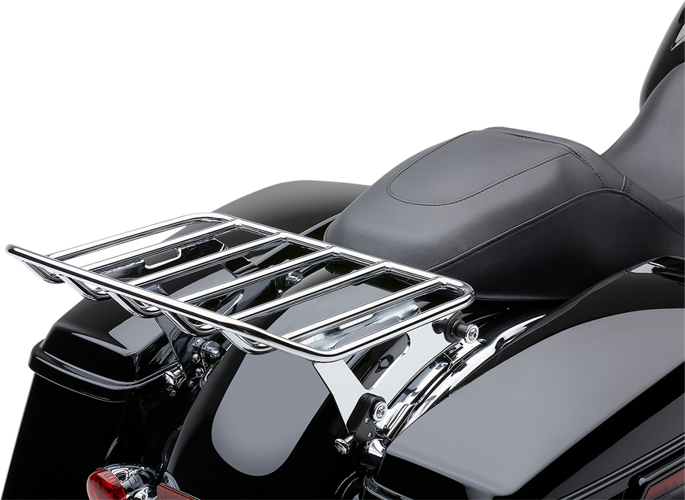 COBRA Detachable Luggage Rack - Chrome ACT F/09-20FLHT/FLHR/FLHX 602-2600