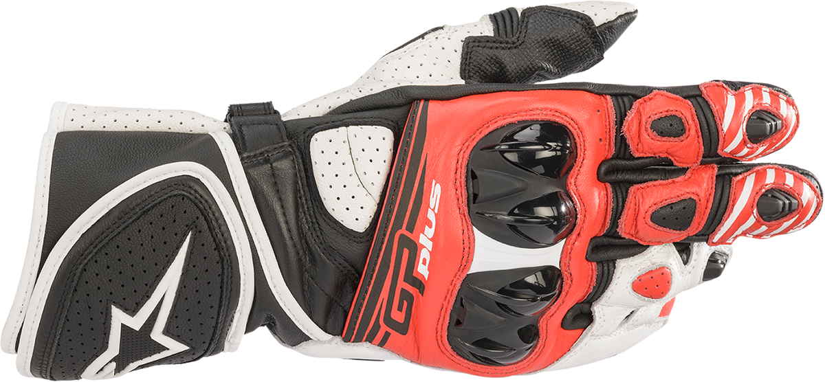 ALPINESTARS GP Plus R v2 Gloves - Black/White/Red - XL 3556520-1304-XL