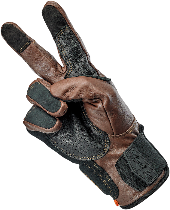 BILTWELL Borrego Gloves - Chocolate/Black - XS 1506-0201-301