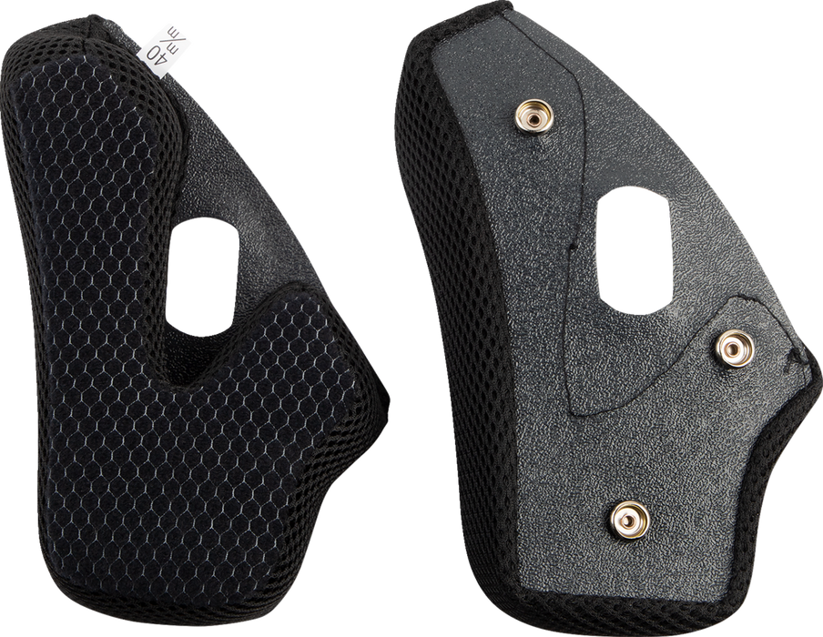 AFX FX-37X Cheek Pads - Black - Large 0134-3384