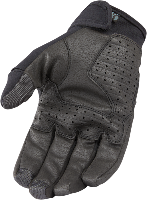 ICON Stormhawk™ Motorcycle Gloves - Black - Medium 3301-3966