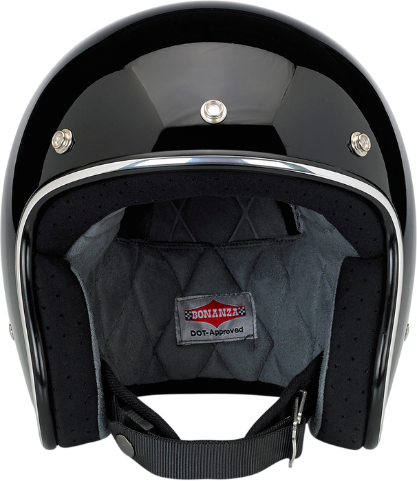 BILTWELL Bonanza Helmet - Gloss Black - 2XL 1001-101-206