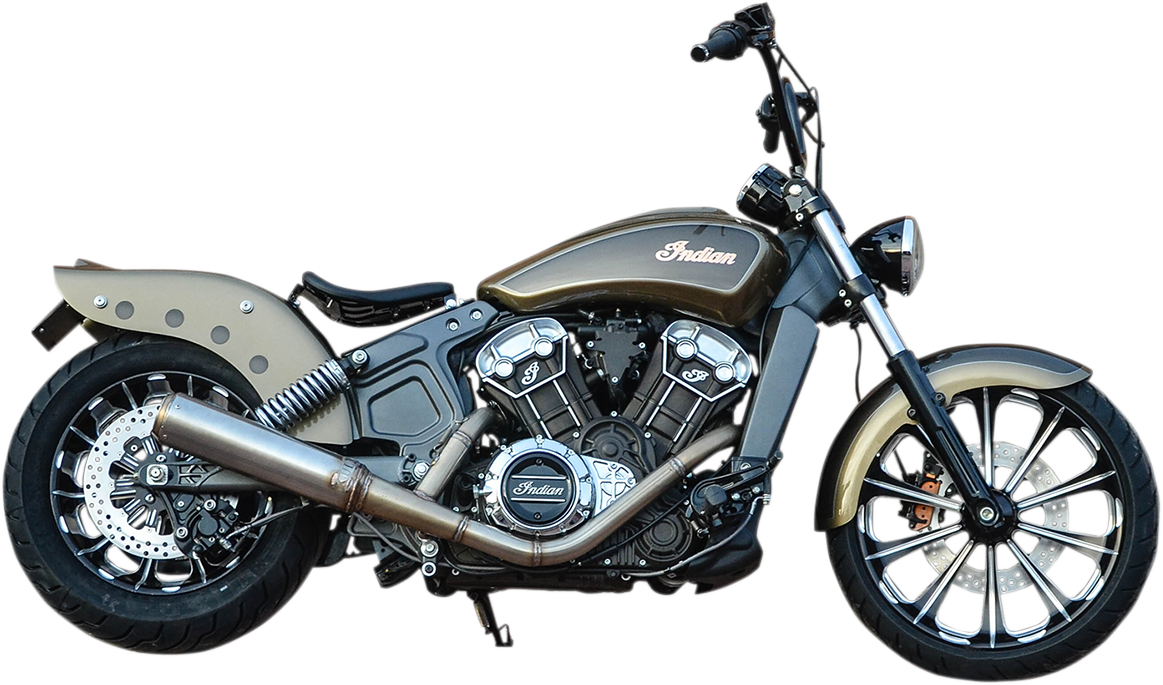 KLOCK WERKS Outrider Front Fender - Steel - 16"-19" - Indian Scout KWF-04-0339