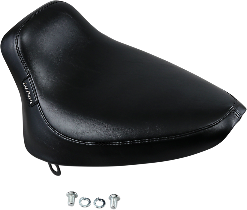 LE PERA Silhouette Solo Seat - Smooth - Black - Softail '84-'99 LGN-850