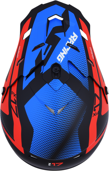 AFX FX-17/FX-17Y Peak - Holeshot - Matte Black/Red/White/Blue 0132-1185