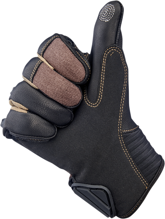 BILTWELL Bridgeport Gloves - Chocolate - Medium 1509-0201-303