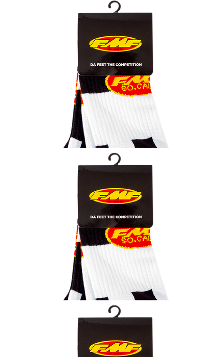 FMF Checker Socks - 2 pack - One Size HO20194902AST 3431-0685