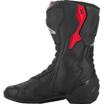 ALPINESTARS SMX-6 V3 Vented Boots - Black/Silver/Red - US 9/EU 43  2223225-199-43