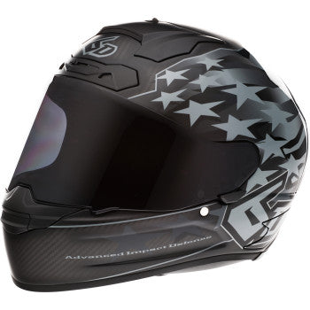 6D ATS-1R Motorcycle Helmet - Patriot - Black - XL 30-0608