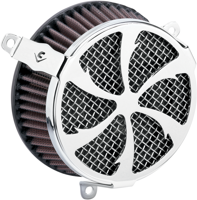 COBRA Swept Air Filter - Chrome 606-0102-01