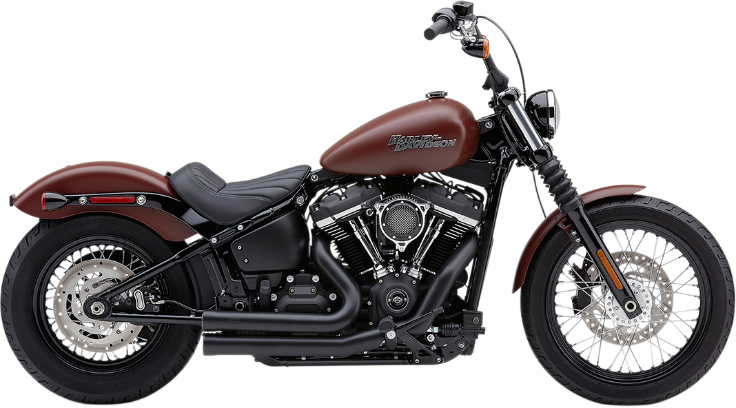 COBRA 909 Exhaust - Black - '18-'20 Softail 6712B