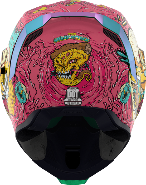 ICON Airflite™ Motorcycle Helmet - Snack Attack - MIPS® - Pink - 2XL 0101-16932