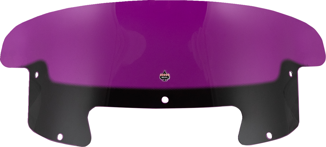 KLOCK WERKS Kolor Flare™ Windshield - 8" - Purple - Indian KWW-04-0624