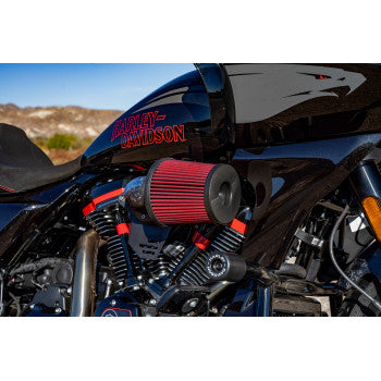 VANCE & HINES VO2 Falcon Air Intake Kit - Forged Carbon Fiber  Glide  2024 41108