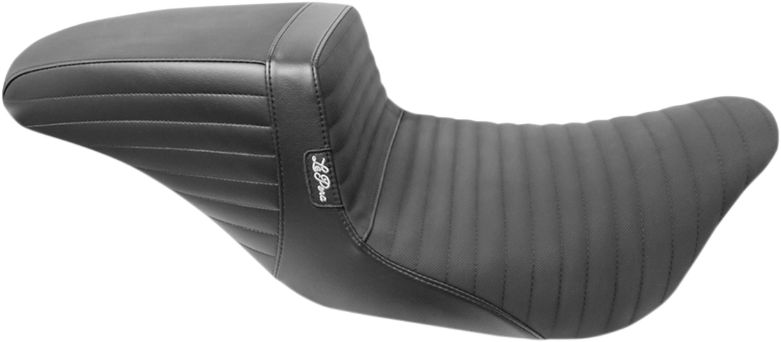 LE PERA Kickflip Daddy Long Legs Seat - Pleated w/Gripp Tape - Black - FL '08+ LK-597DLPTGP