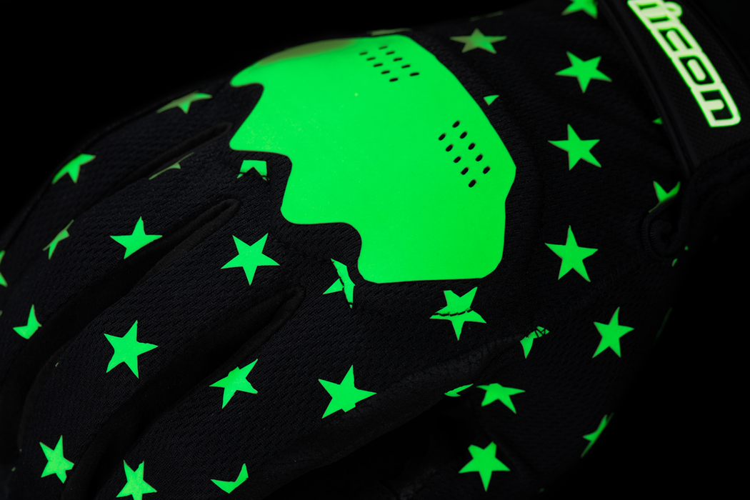 ICON Hooligan™ Old Glory Gloves - Glow - 3XL 3301-4697