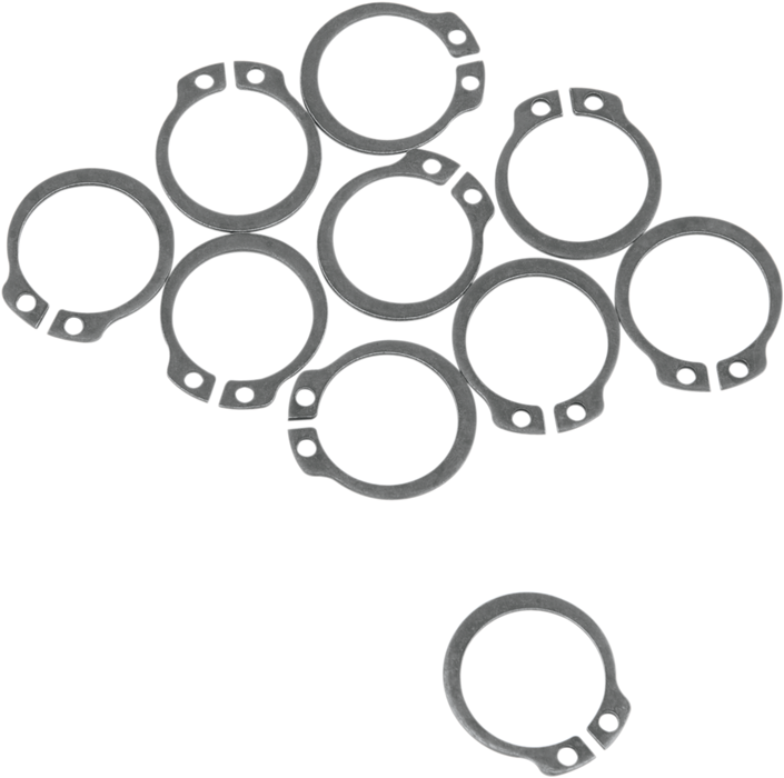 MOOSE RACING Snap Ring - 10 Pack - Kawasaki/Suzuki 25-6007