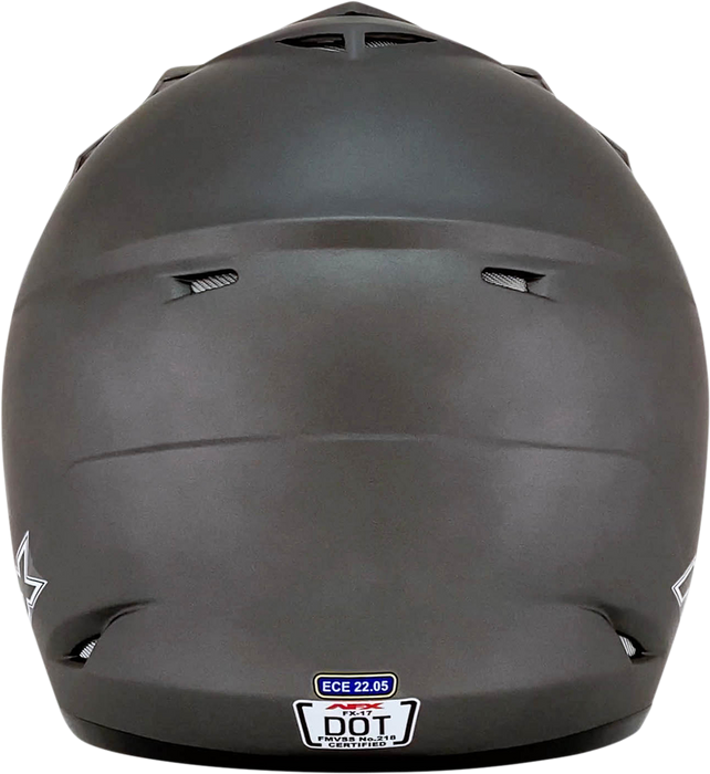 AFX FX-17 Motorcycle Helmet - Frost Gray - Large 0110-3434