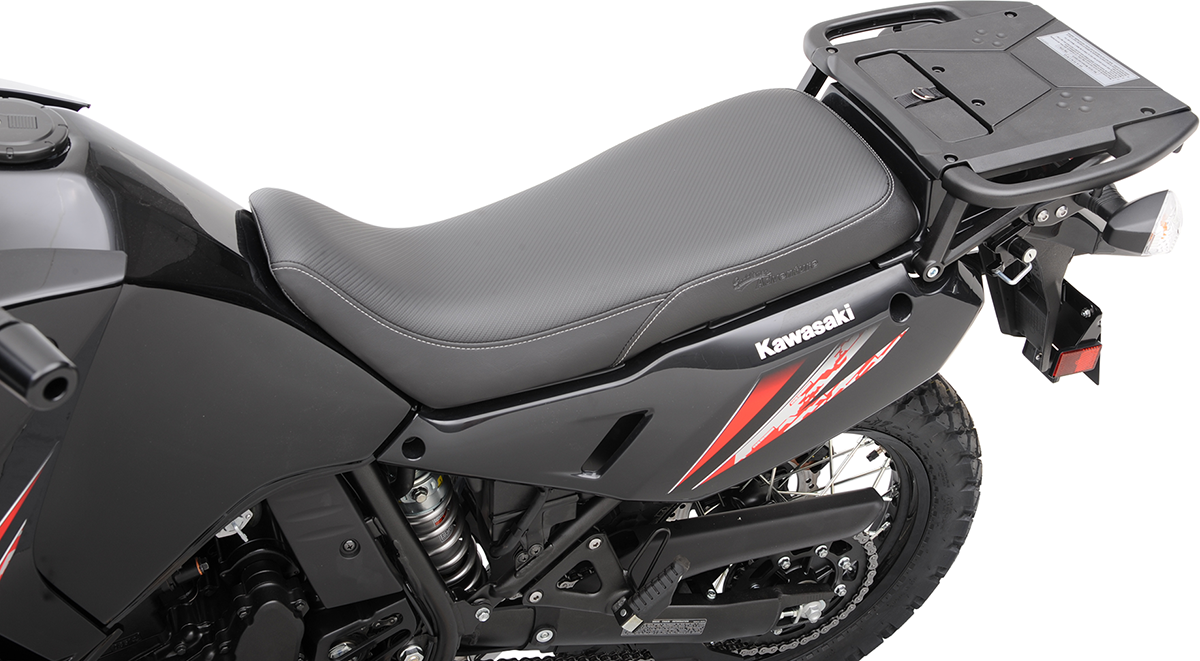 SADDLEMEN Adventure Tour Seat - One-Piece - Low - Stitched - Black - KLR 650 0810-K048