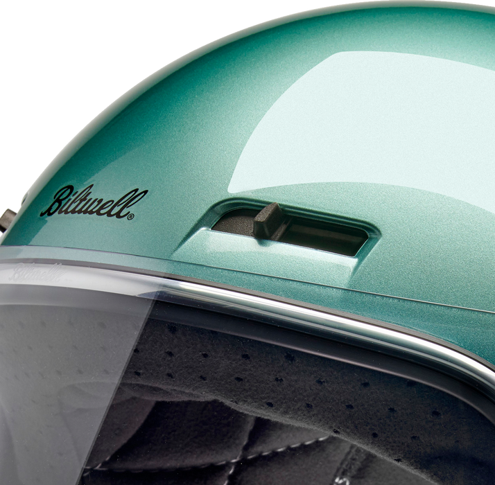 BILTWELL Gringo SV Helmet - Metallic Seafoam - Medium 1006-313-503