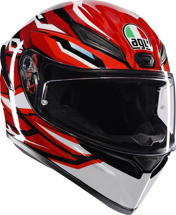 AGV K1 S Motorcycle Helmet - Lion - Black/Red/White - Small 2118394003-035-S