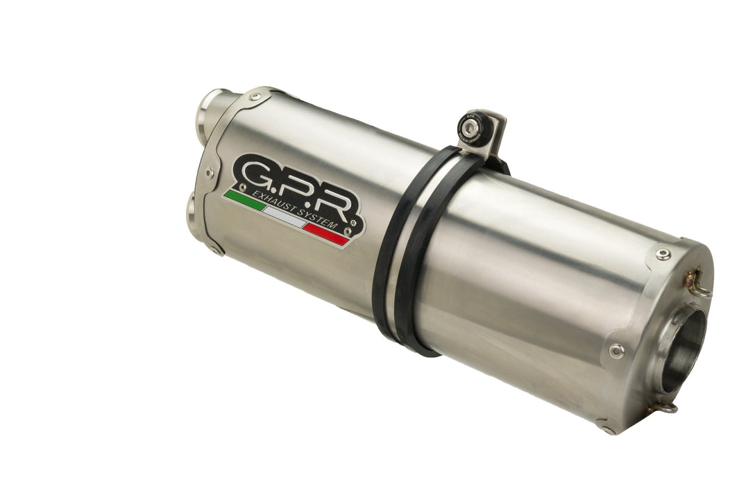 GPR Exhaust for Bmw R1250R R1250RS 2021-2023, Dual Inox, Slip-on Exhaust Including Removable DB Killer and Link Pipe