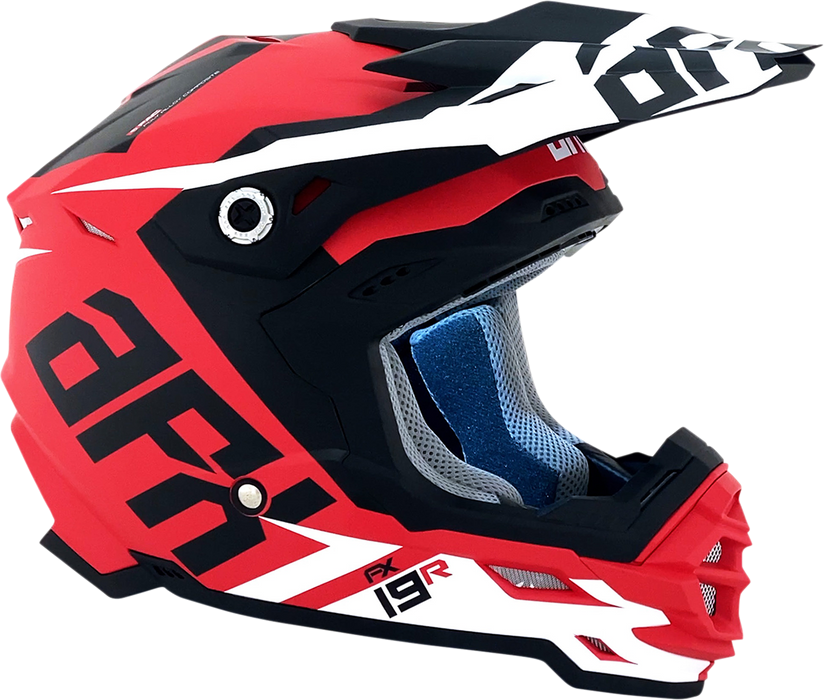 AFX FX-19R Motorcycle Helmet - Racing - Matte Red - Large 0110-7065