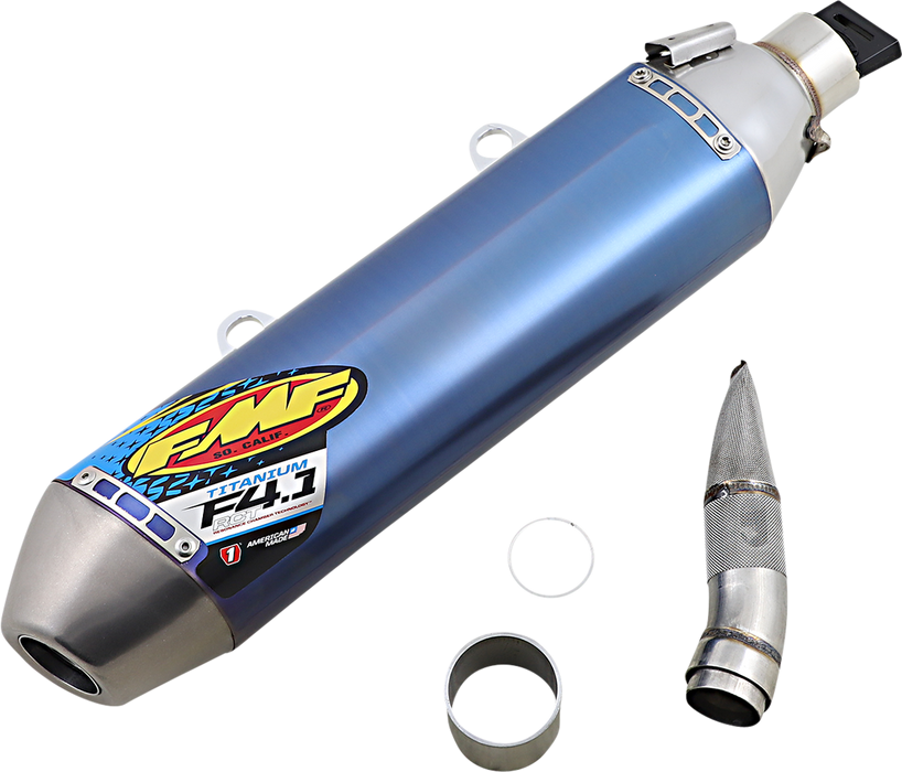 FMF Factory 4.1 RCT Muffler - Anodized Titanium 045596 1821-1721