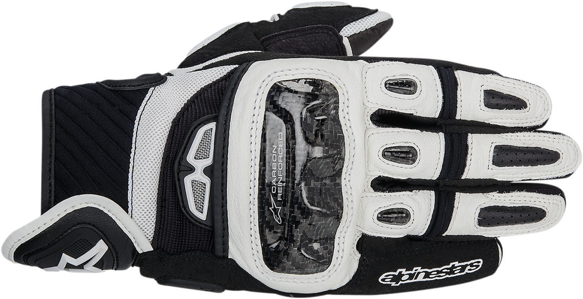 ALPINESTARS GP-Air Leather Gloves - Black/White - 2XL 3567914-12-2X