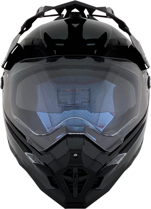 AFX FX-41DS Motorcycle Helmet - Gloss Black - 2XL 0110-3747