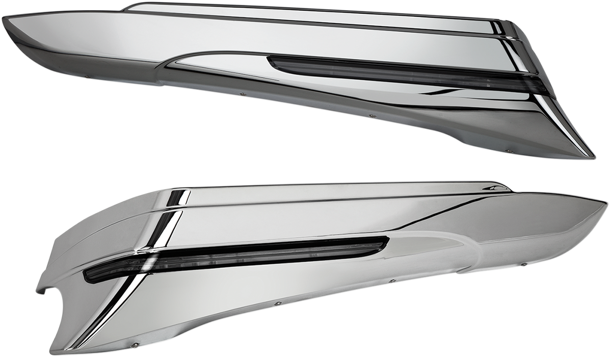 CIRO Saddlebag Extensions - FLHT '97-'13 - Chrome 40100