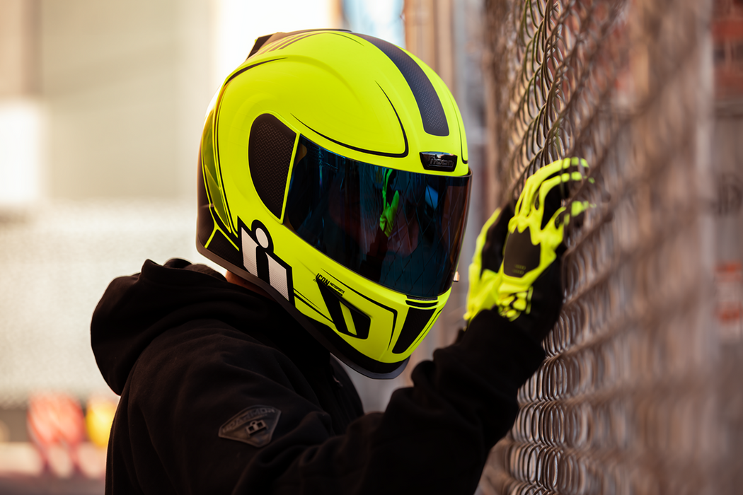 ICON Airform™ Motorcycle Helmet - Resurgent - Hi-Viz - XS 0101-14755