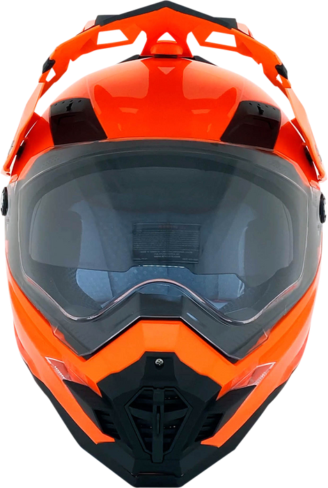 AFX FX-41DS Motorcycle Helmet - Safety Orange - XS 0110-3766