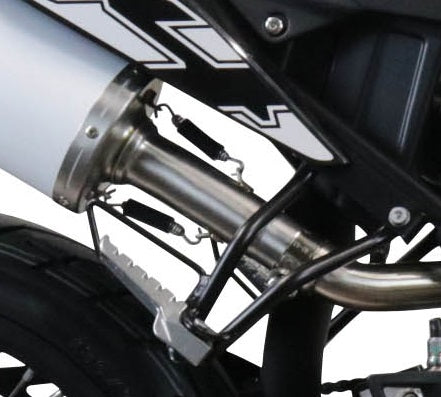 GPR Exhaust for Aprilia Rx 125 2021-2023, Furore Evo4 Nero, Slip-on Exhaust Including Link Pipe and Removable DB Killer