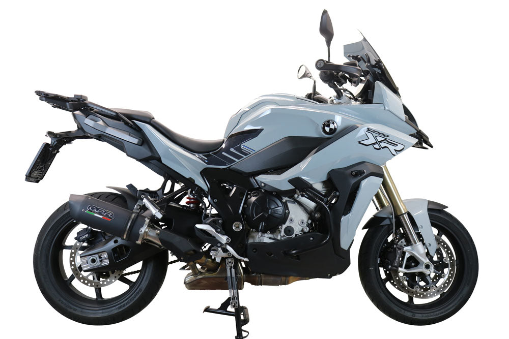 GPR Exhaust for Bmw S1000XR 2020-2023, Furore Evo4 Nero, Slip-on Exhaust Including Removable DB Killer and Link Pipe