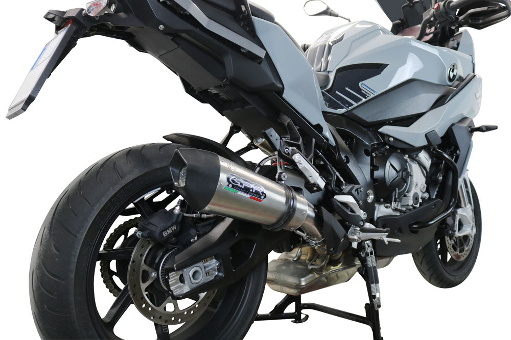 GPR Exhaust for Bmw S1000XR 2020-2023, Gpe Ann. titanium, Slip-on Exhaust Including Link Pipe