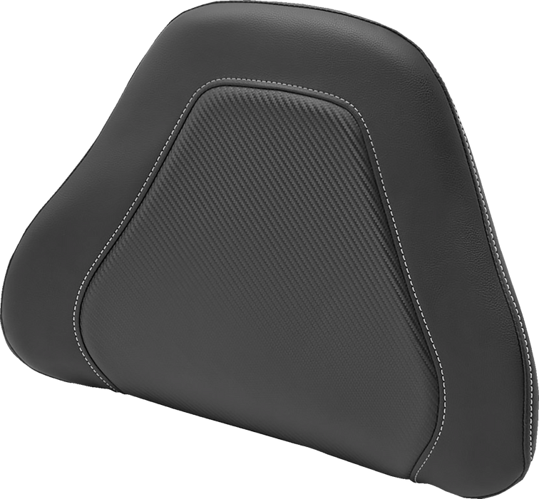 SADDLEMEN Tour-Pak Backrest Pad Cover - Carbon Fiber - Black 88-11885CF