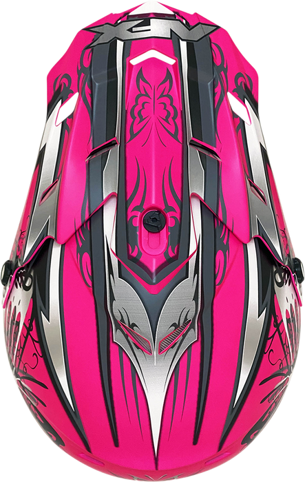 AFX FX-17 Motorcycle Helmet - Butterfly - Matte Hot Pink - XL 0110-7110