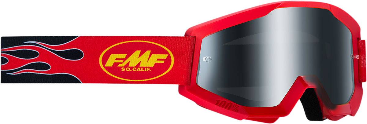 FMF PowerCore Sand Goggles - Flame - Red - Smoke F-50053-00003 2601-3015