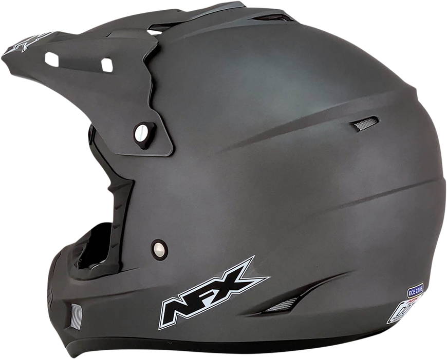 AFX FX-17 Motorcycle Helmet - Frost Gray - Medium 0110-3433