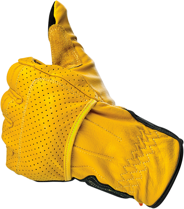 BILTWELL Borrego Gloves - Gold/Black - XS 1506-0701-301