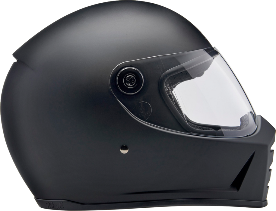 BILTWELL Lane Splitter Motorcycle Helmet - Flat Black - Medium 1004-201-503