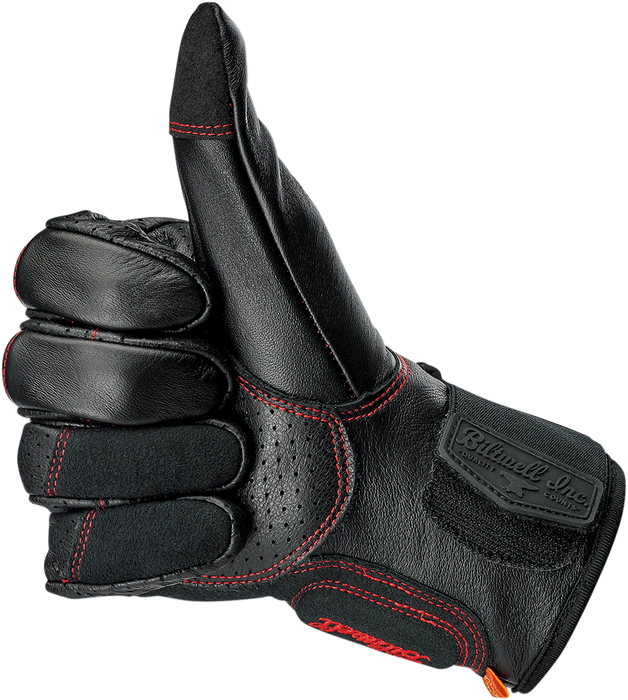 BILTWELL Borrego Gloves - Redline - XL 1506-0108-305